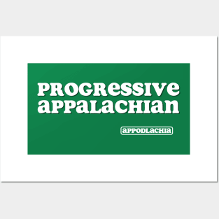 Progressive Appalachian (rebrand - white) Posters and Art